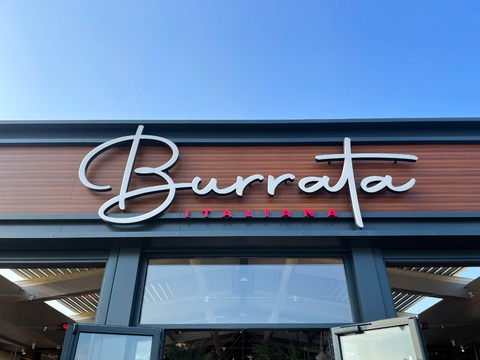 Burrata - Варна Фасадна реклама
